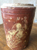 (SOLD)Pugliese Marbleized Canister- 8.25"H