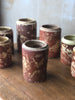 (SOLD)Pugliese Marbleized Canister- 8.25"H