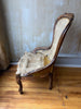 Italian Carved Chair Frame Covered in Hessian Scrim
