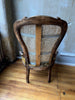 Italian Carved Chair Frame Covered in Hessian Scrim