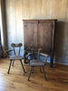 (SOLD) Rustic Italian Antique Cabinet- 66"H