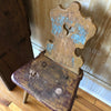 (SOLD) Small Painted Tyrolean Antique Chair