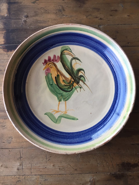 (SOLD) Vintage Italian Rooster Plate
