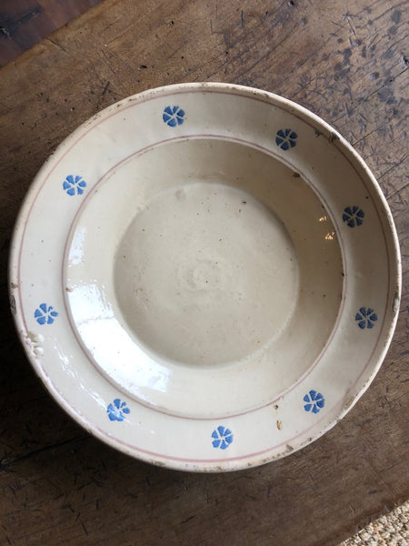 (SOLD) Antique Pugliese Ceramic Bowl