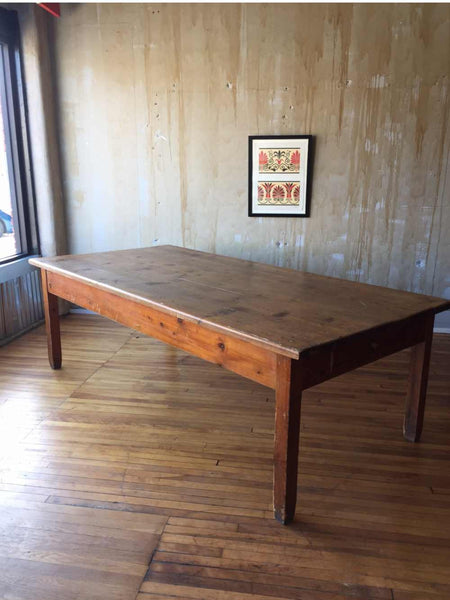 (SOLD)Antique Tuscan Dining Table from Siena - seats 10 - Mercato Antiques