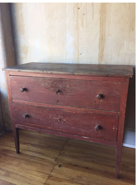 (SOLD)Tuscan Antique Chest of Drawers