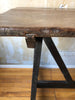 (SOLD) Italian Antique Trestle Table