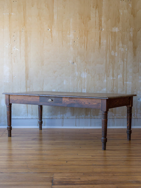 (SOLD) Italian Antique Dining Table- Seats 6-8 - Mercato Antiques
