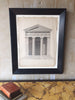 Antique Pencil and Watercolor - Architectural Facade - Mercato Antiques - 10