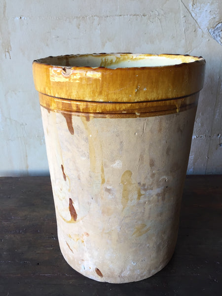 (SOLD) Rustic Pugliese Antique Pot - Mercato Antiques