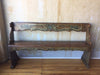 Tuscan Antique Church Pew