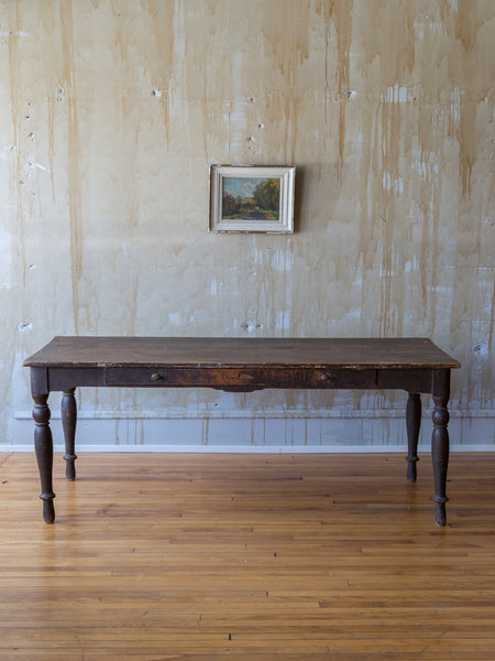 (SOLD) Rustic Umbrian Dining Table- Seats 6 - Mercato Antiques