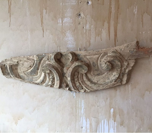 Italian Chapel Architectural Element- 36.5"W - Mercato Antiques - 1