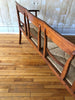 (SOLD) Italian Antique Bench with Rush Seat