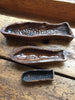(SOLD) Glazed Terracotta Fish Shaped Molds- Set of Three