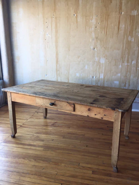 Italian antique dining table - seats six