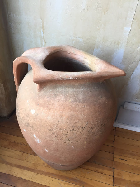 (SOLD)Large Tuscan Antique Cooking Pot