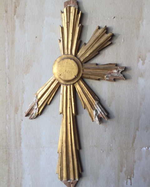 Italian Antique Cross Fragment - Mercato Antiques - 1