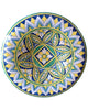Italian Majolica Ceramic Wall Plate - Mercato Antiques - 1