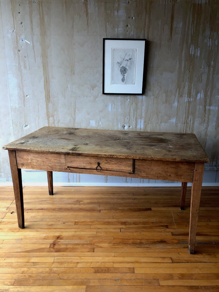 (SOLD) Antique Farmhouse Table - Mercato Antiques