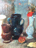 Italian Still Life Oil Painting - Mercato Antiques - 5