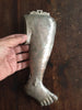 (SOLD) Silverplated Ex Voto Leg