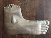 (SOLD) Large Silverplated Ex Voto Foot