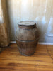 (SOLD) Italian Antique Oil Jar with Lid- 22.75"H