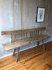 (SOLD) Rustic Italian Wooden Bench
