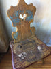 wood detail tyrolean chair