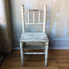Painted Library Chair Ladder