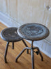 (SOLD) Pair of Italian Vintage Industrial Stools