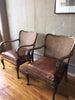 caned chairs vintage