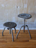 (SOLD) Pair of Italian Vintage Industrial Stools