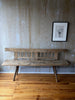 (SOLD) Rustic Italian Wooden Bench