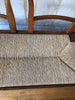 (SOLD) Italian Antique Bench with Rush Seat