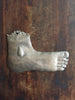 (SOLD) Large Silverplated Ex Voto Foot