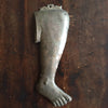 (SOLD) Silverplated Ex Voto Leg
