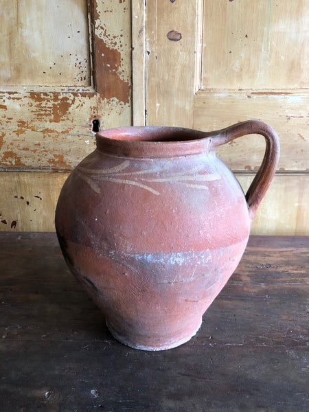 (SOLD)Large Tuscan Antique Cooking Pot