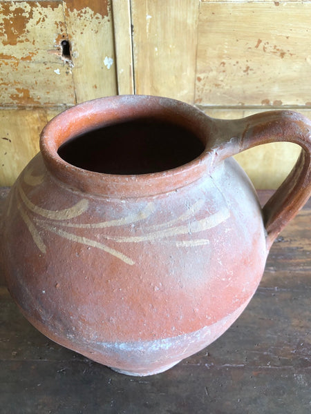 (SOLD)Large Tuscan Antique Cooking Pot