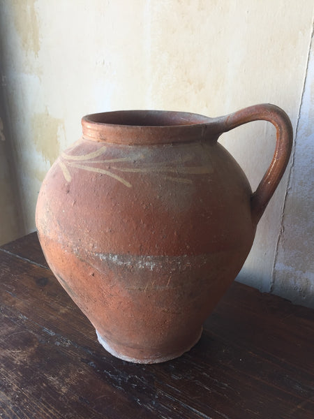 (SOLD)Large Tuscan Antique Cooking Pot