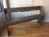 Tuscan Antique Church Pew