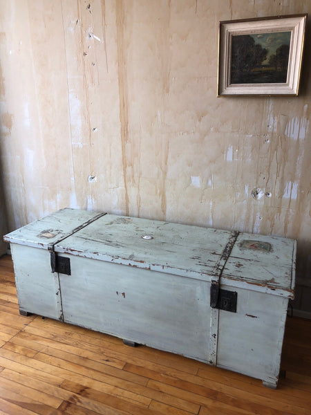 (SOLD) Tuscan Antique Trunk