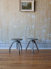 (SOLD) Pair of Italian Vintage Industrial Stools