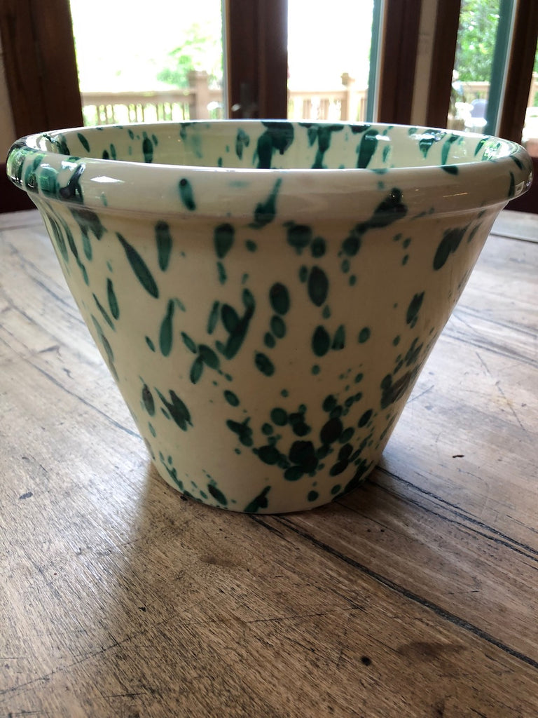Splatterware Pot Italian Splatterware Bowl - Large - Mercato Antiques