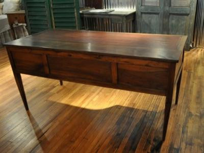 Italian Antique Leather Top Desk - Mercato Antiques - 1