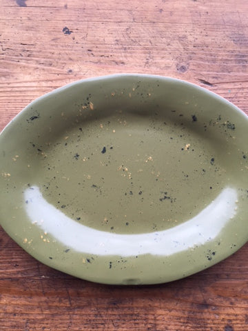 Moss Green Serving Platter