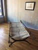 Forged Wrought Iron Military Campaign Bed