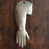 (SOLD) Large Silverplated Ex Voto Arm