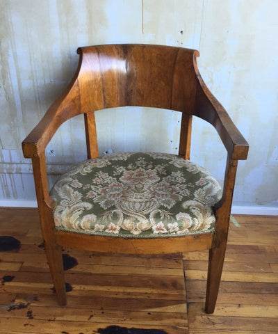 Italian Antique Walnut Chair- 3 Available